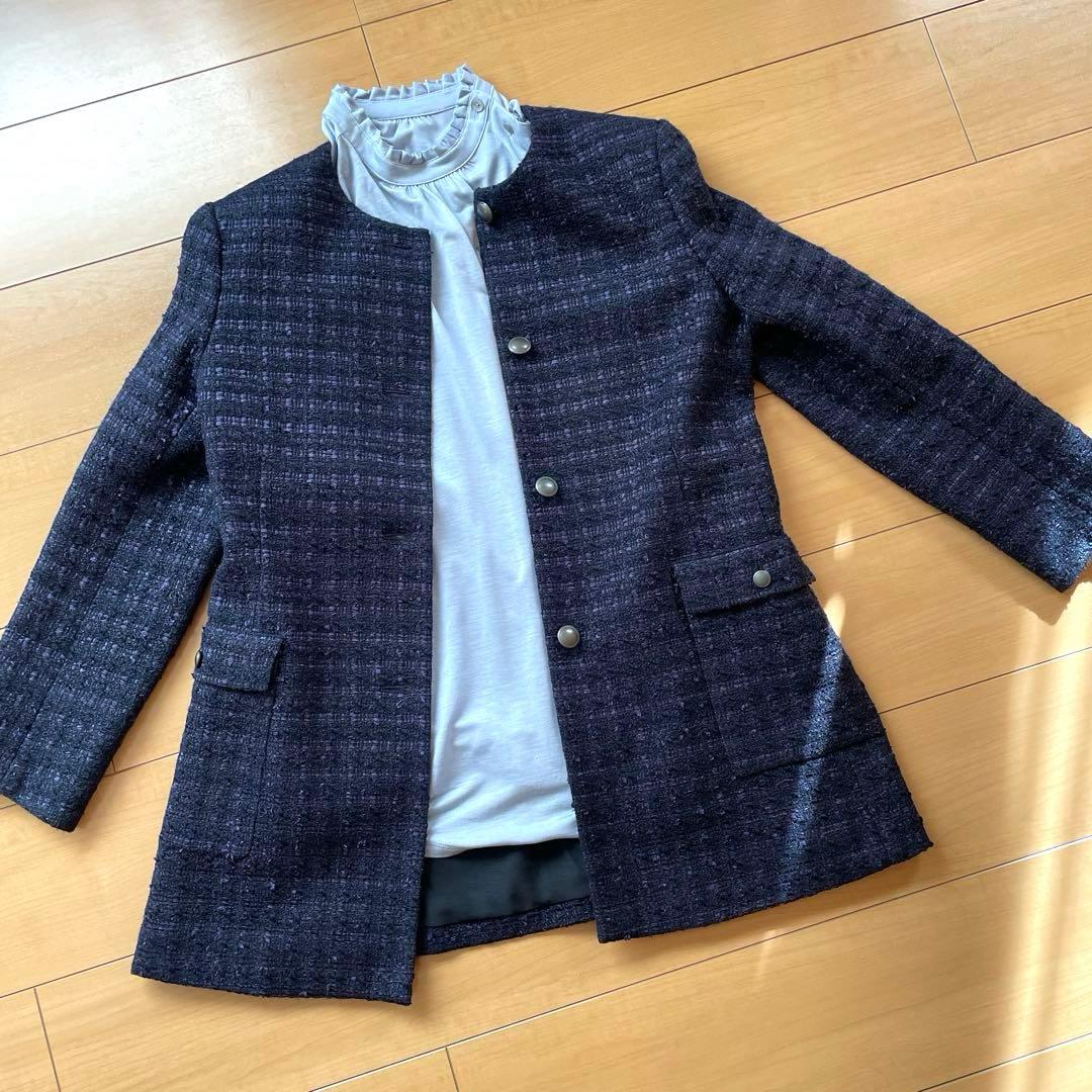 SCAPA 水色ブラウス　40