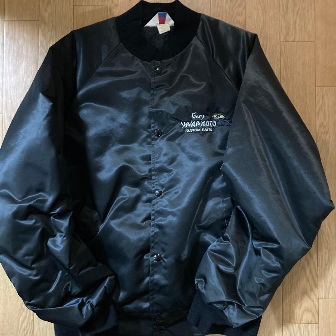 ゲーリーヤマモト90sUSA製スタジャンビンテージ黒M