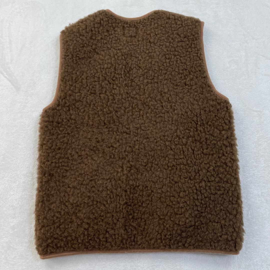 COLD BREAKER　VEST POCKET　ボアジップアップベスト　茶色
