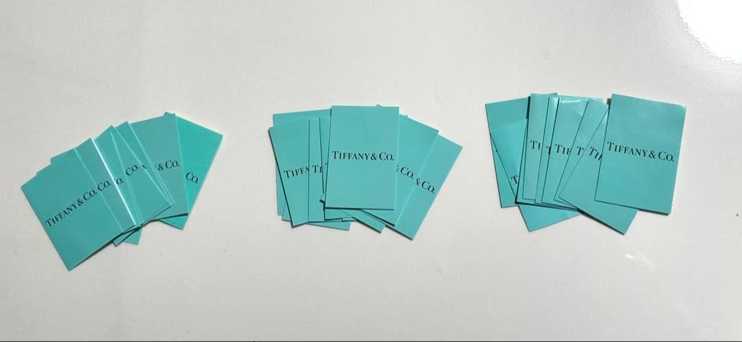 大値下げ！Tiffany & Co. 旧型　取扱説明書ケアカード 30枚セット