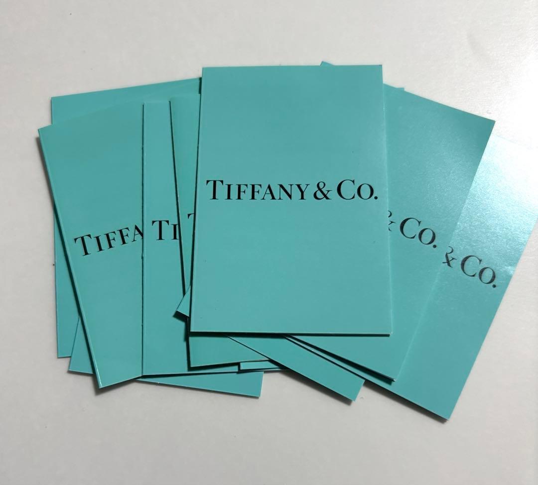 大値下げ！Tiffany & Co. 旧型　取扱説明書ケアカード 30枚セット