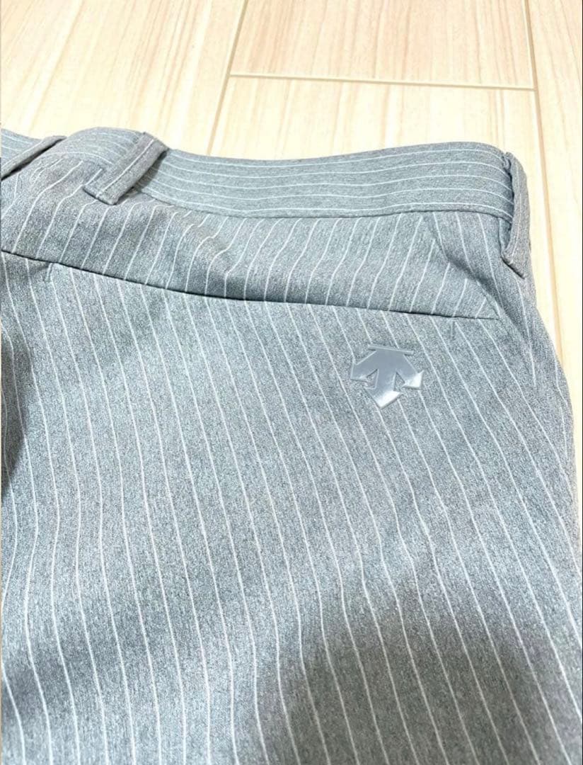 【美品】デサントゴルフ パンツ グレー 79 Mサイズ