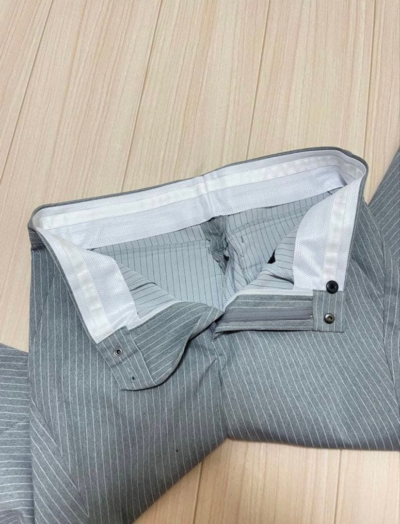 【美品】デサントゴルフ パンツ グレー 79 Mサイズ