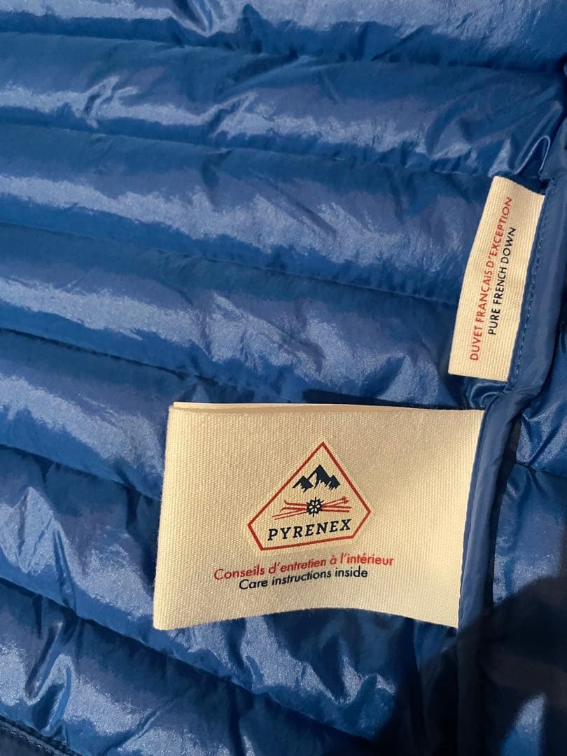 最終値下げ】PYRENEX BRUCE VEST L ブルー 未使用