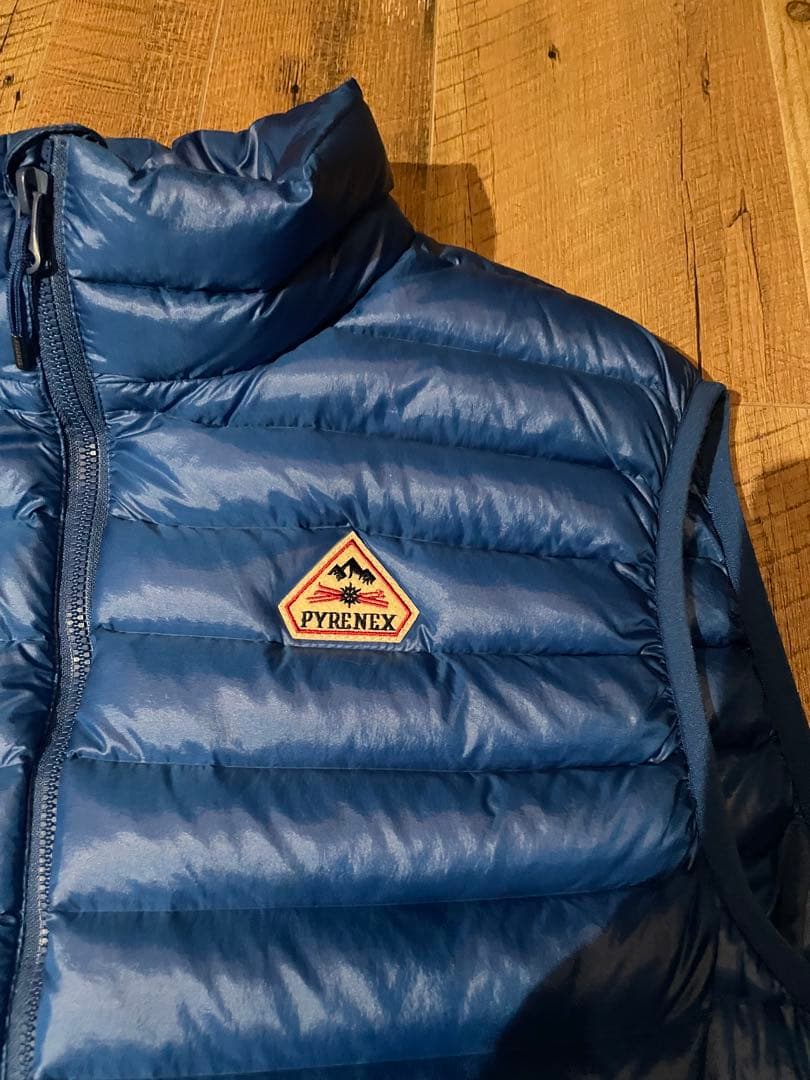 最終値下げ】PYRENEX BRUCE VEST L ブルー 未使用