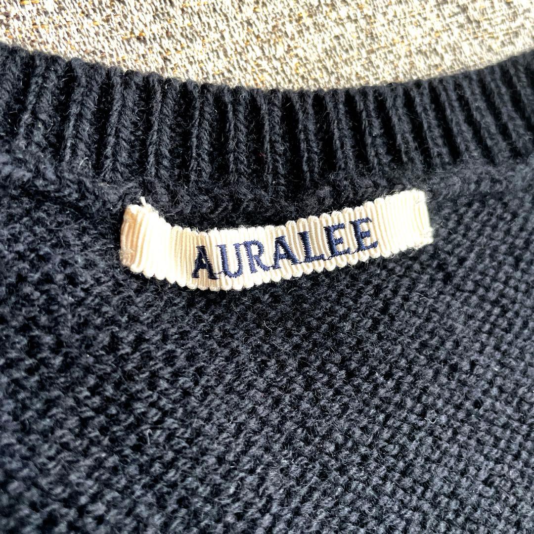 トップス AURALEE Wool Cashmere Silk Knit Vest