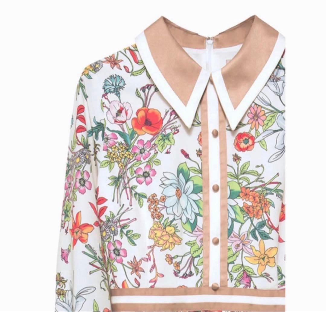美品✨EmiriaWiz レトロ フラワー ロングワンピース 花柄