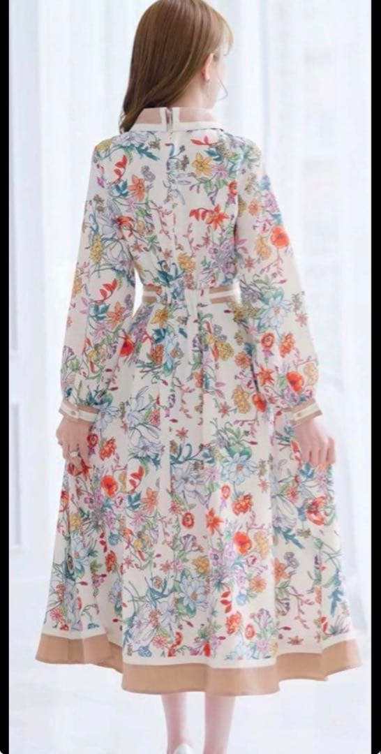 美品✨EmiriaWiz レトロ フラワー ロングワンピース 花柄