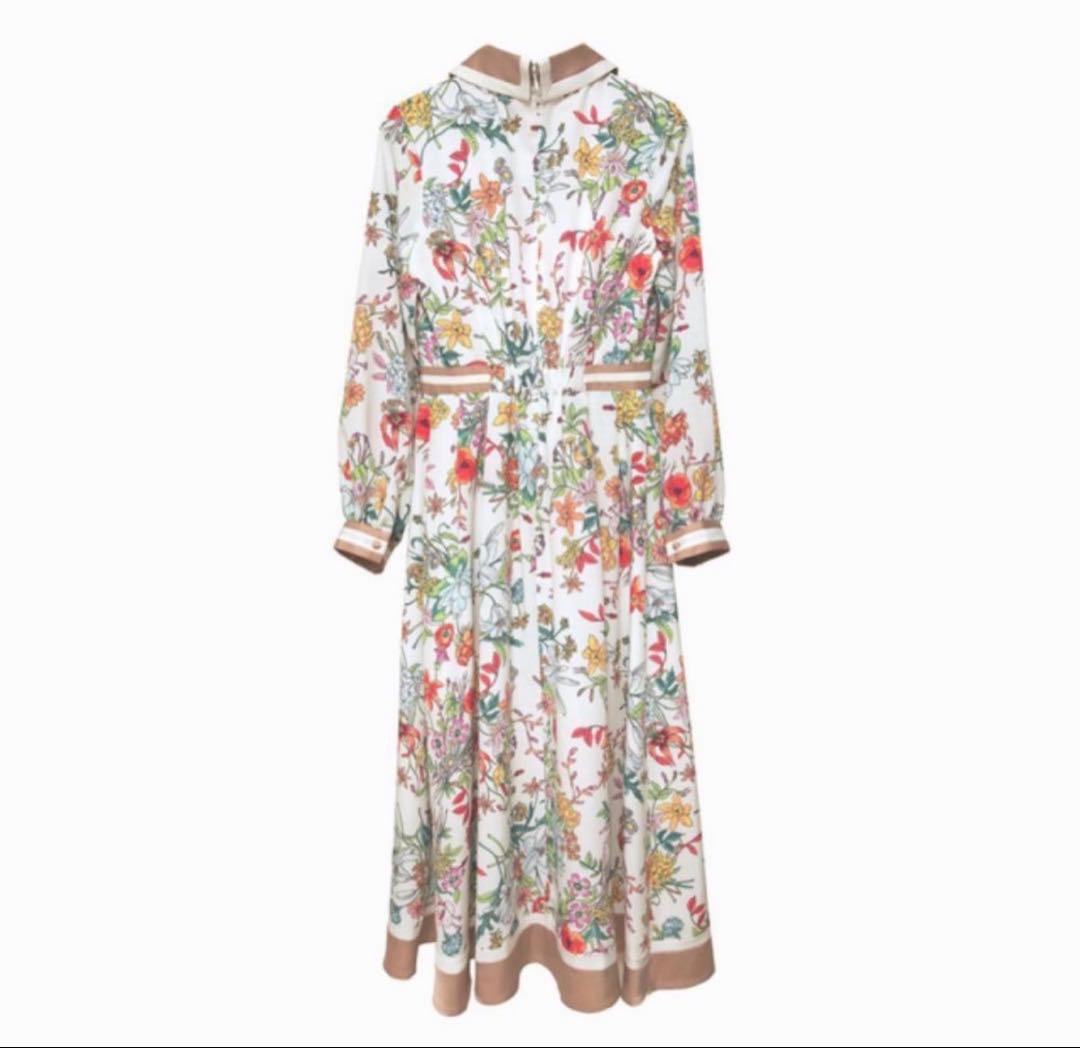 美品✨EmiriaWiz レトロ フラワー ロングワンピース 花柄