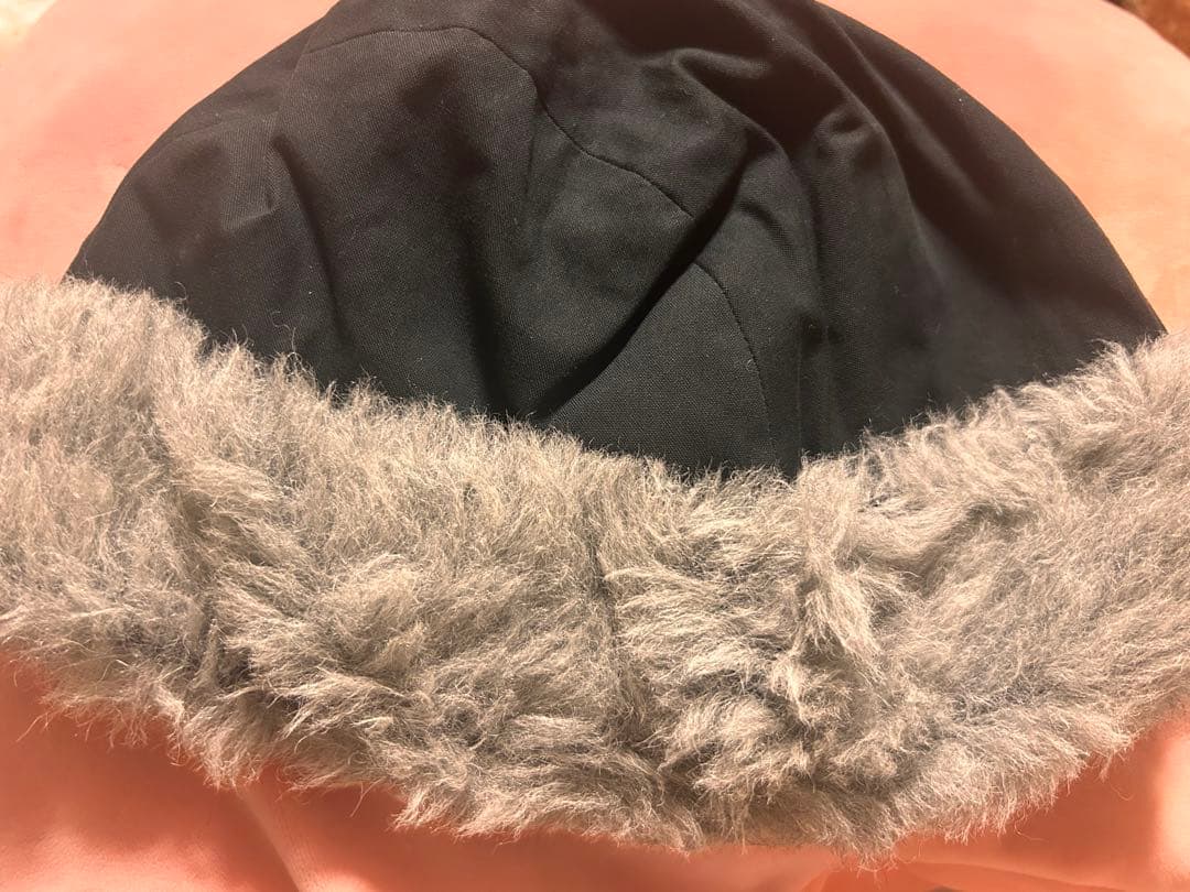帽子 mature ha. garden hood cap black
