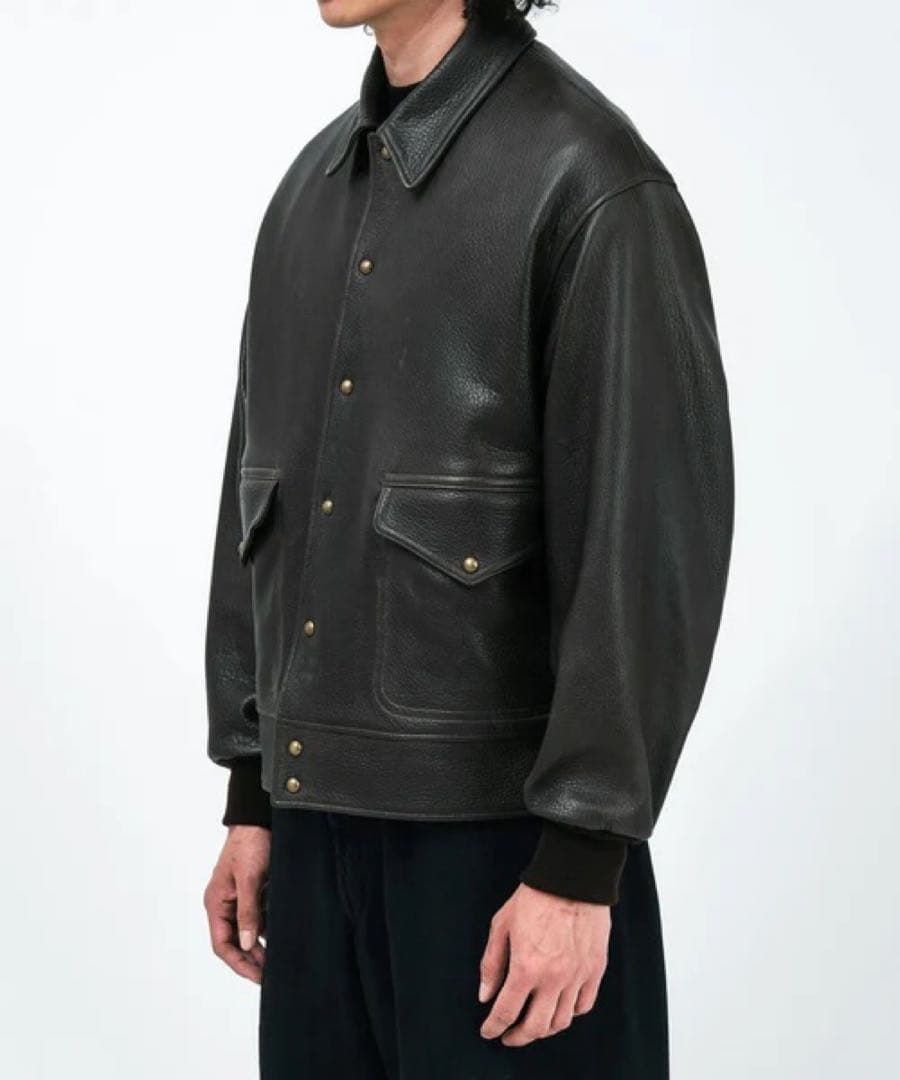 ジャケット・アウター A.PRESSE Leather A-1 Flight Jacket 3