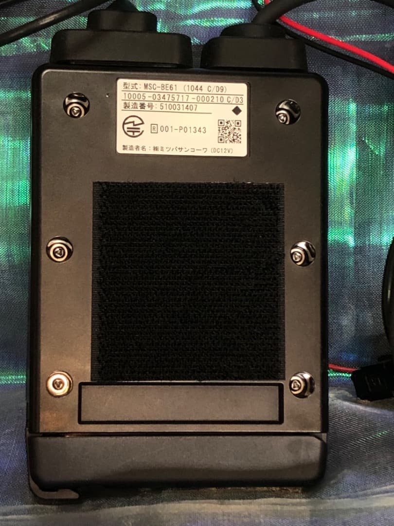 ETC車載器2輪用MSC-BE61/61W