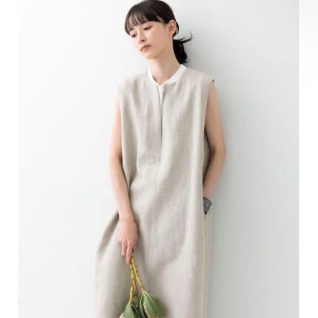 最終値下げ✨かぐれ kagure リネンボックスワンピース ジャンパースカート