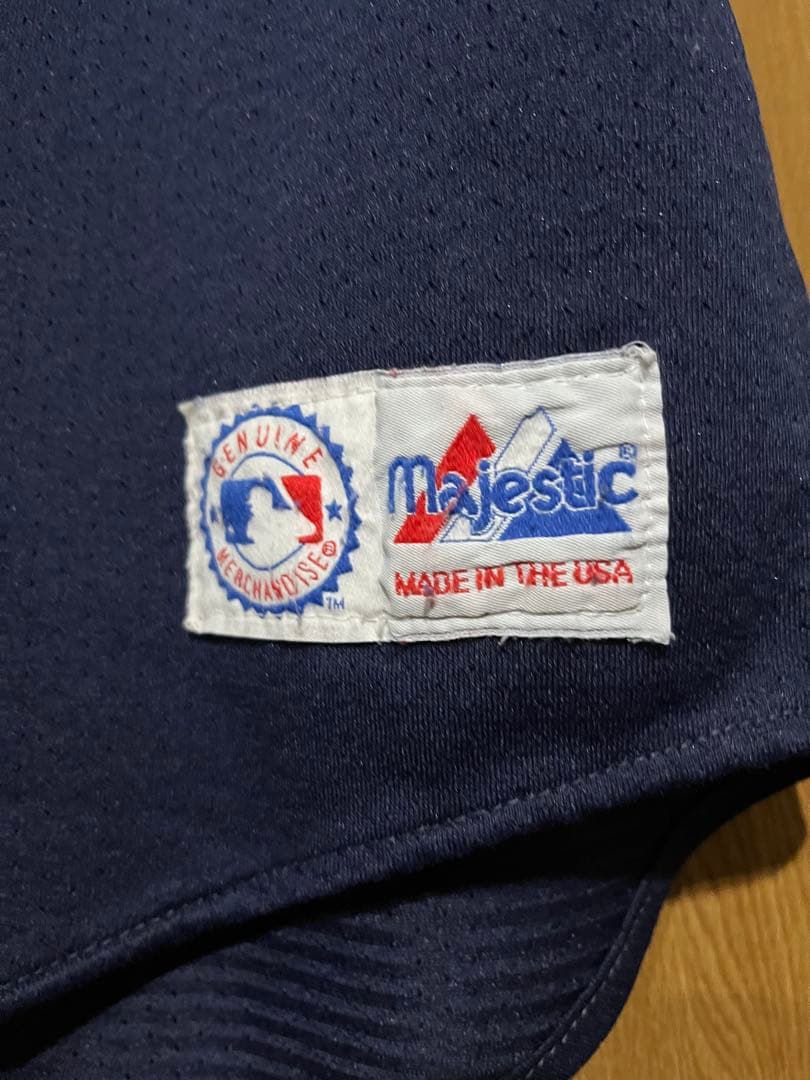 USA製 希少Cleveland Indians Majestic ジャージ