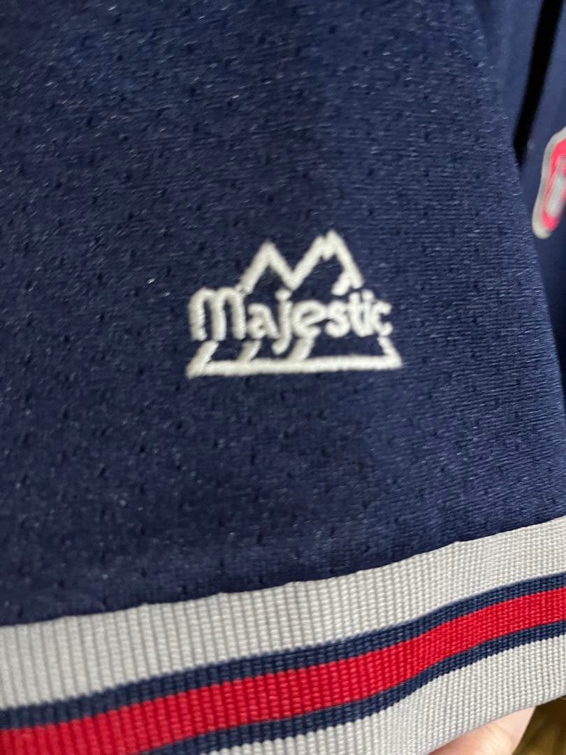 USA製 希少Cleveland Indians Majestic ジャージ