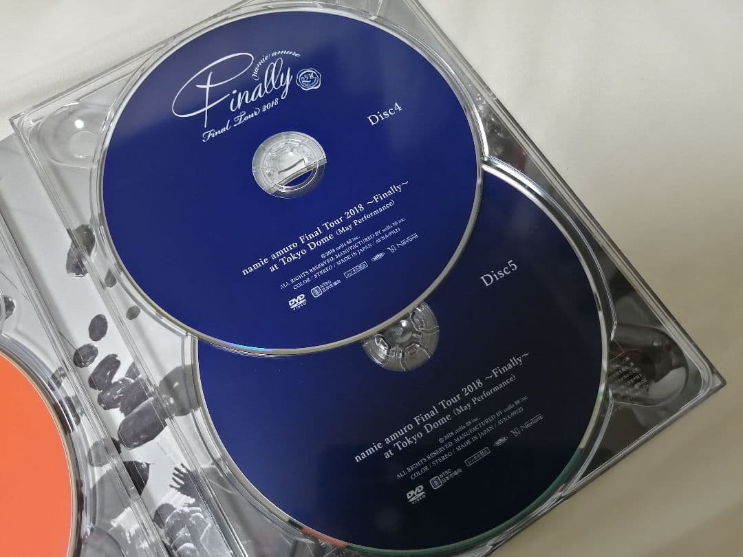 ★安室奈美恵★Final Tour 2018 ～Finally～　　DVD５枚組