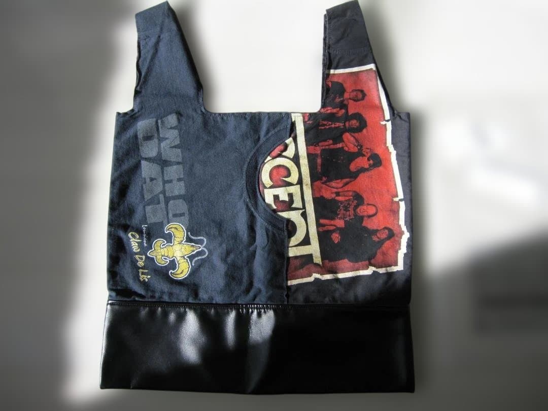 BLACK COMME des GARCONS　リメークトートバッグ　黒