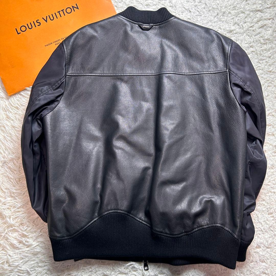 【極美品】LOUIS VUITTON モノグラム リバーシブル 牛革 ジャケット
