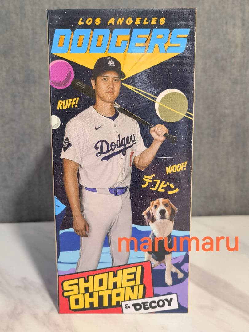 [本物]8月28日来場者限定 大谷翔平&デコピン ボブルヘッド ドジャース ⑦
