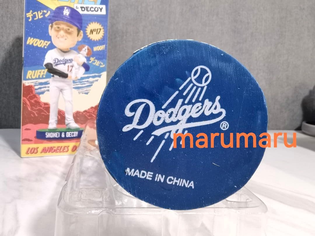 [本物]8月28日来場者限定 大谷翔平&デコピン ボブルヘッド ドジャース ⑦