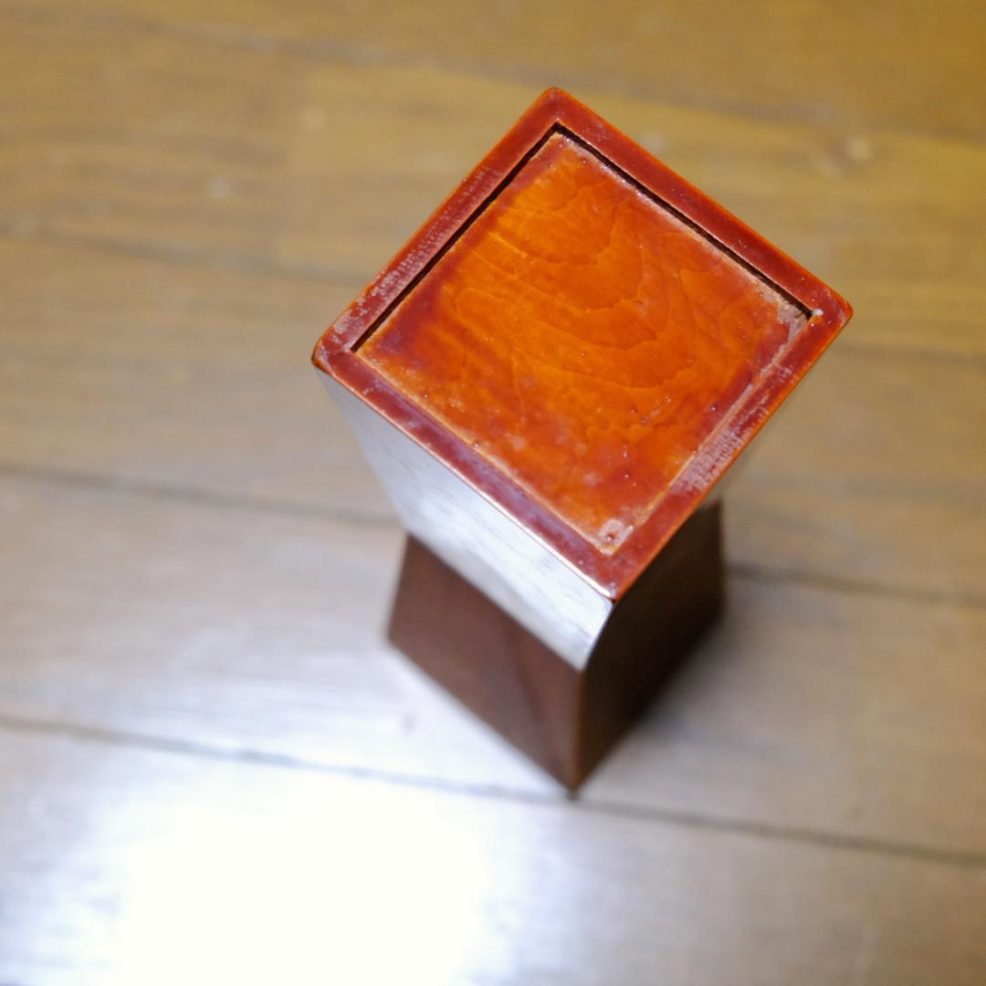飛騨　春慶　　花立（角木）