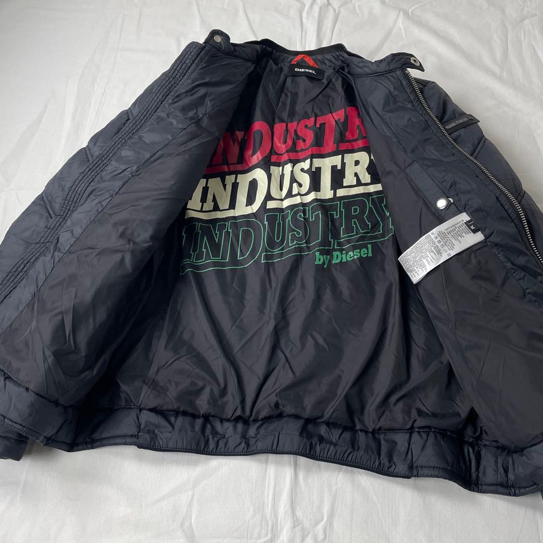 DIESEL ライトナイロン 中綿 ライダースジャケット ダウンジャケット