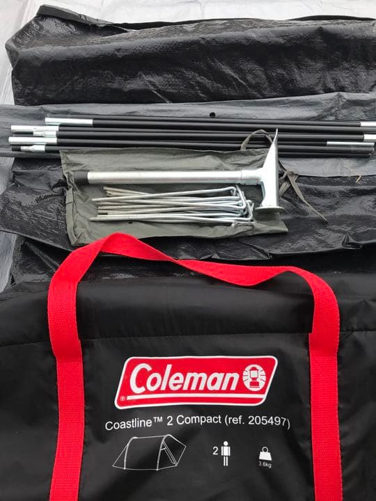 K*o様 EU限定モデル Coleman コースト2 ライン カマボコ テント