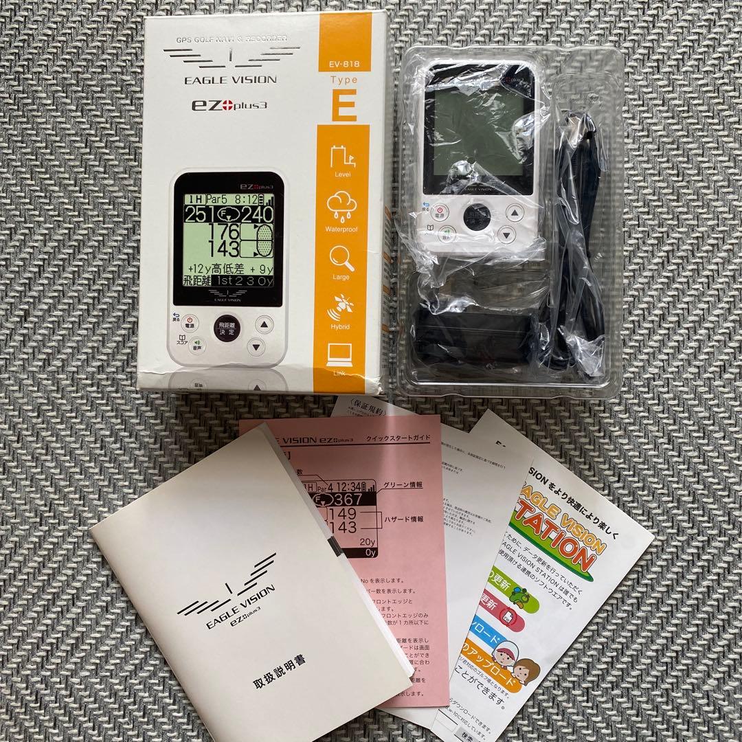 正常品GPSゴルフナビEAGLE VISION EZ plus3 EV-818