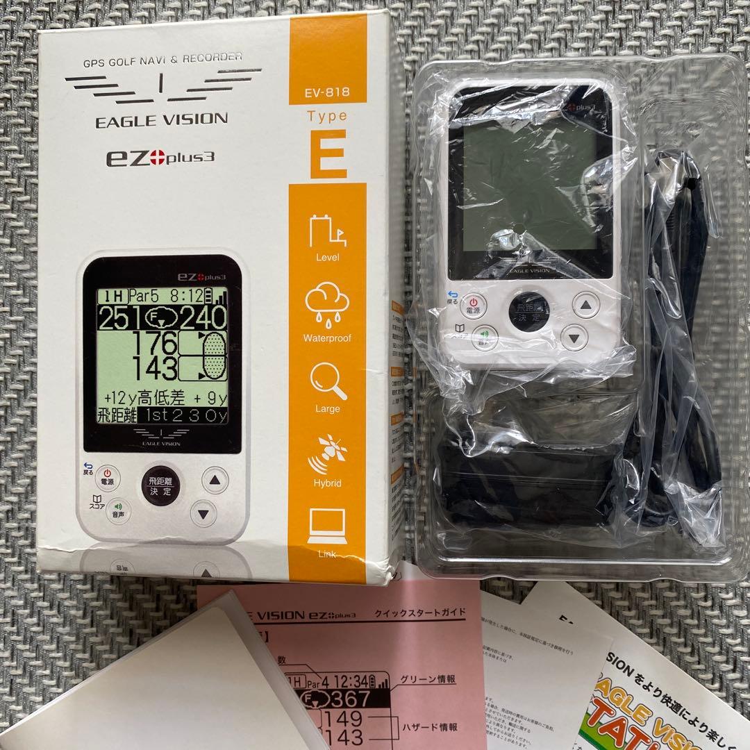 正常品GPSゴルフナビEAGLE VISION EZ plus3 EV-818