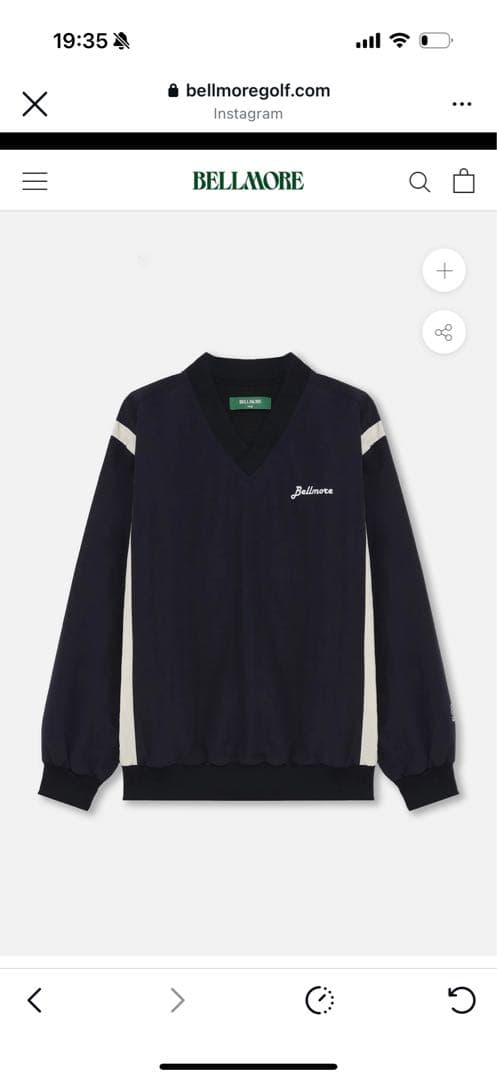 Bellmore ベルモア ネイビー ジャケットとパンツ セット　ゴルフ　割引中