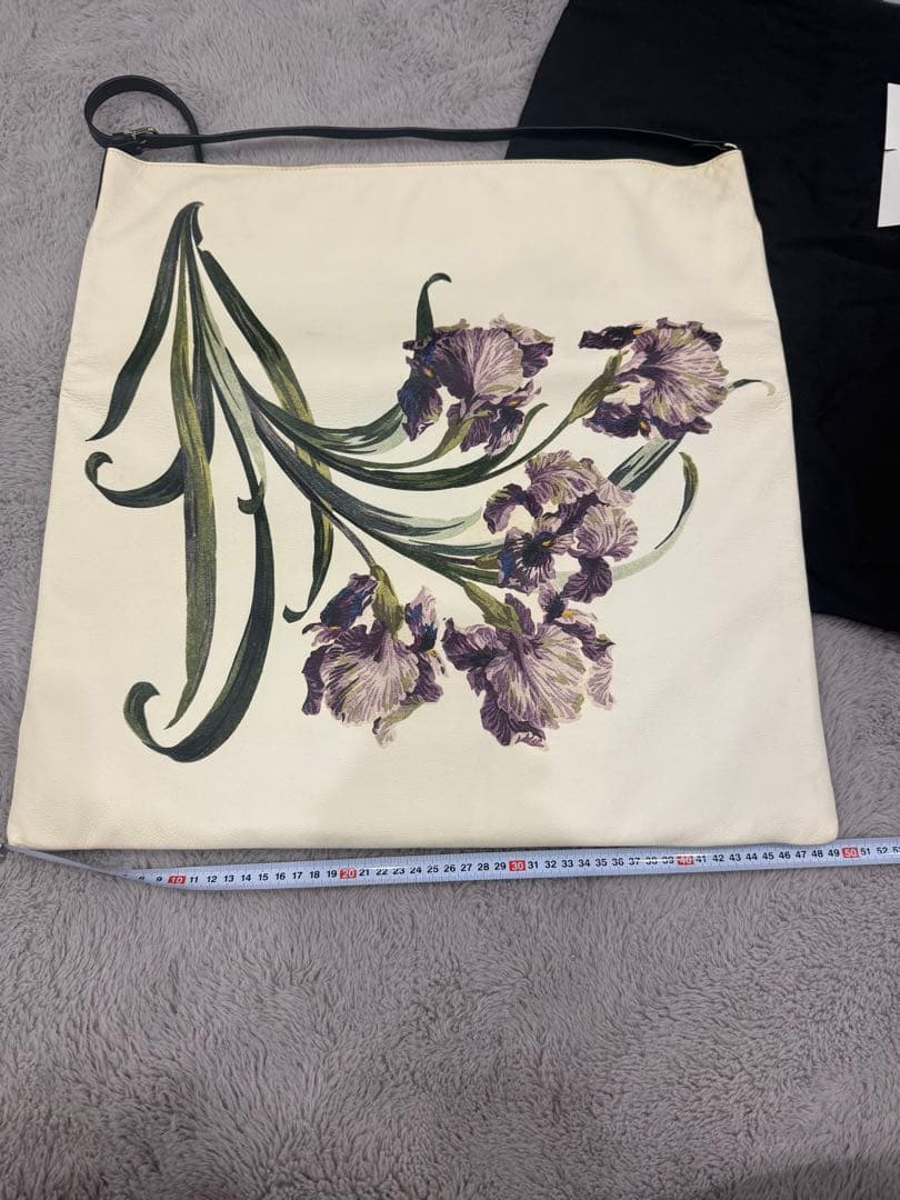dries van noten トートバッグ　アイボリー　花柄　フラワー