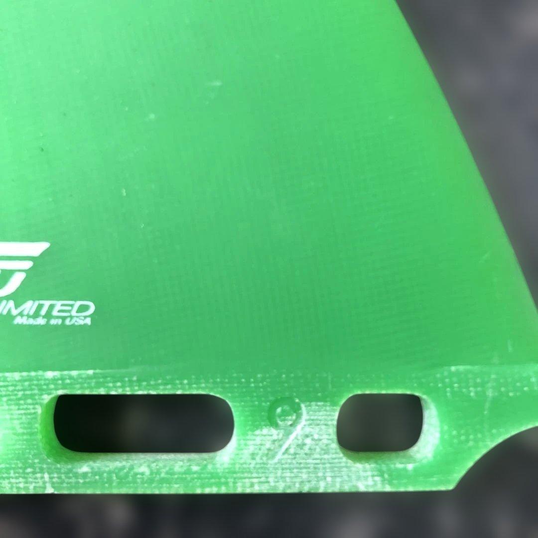 FINS UNLIMITED サーフボードフィン グリーン