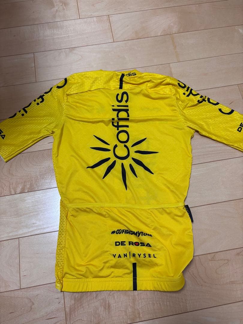 Cofidis イエロー サイクルジャージ 選手支給品