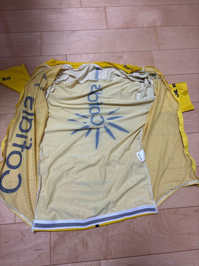 Cofidis イエロー サイクルジャージ 選手支給品