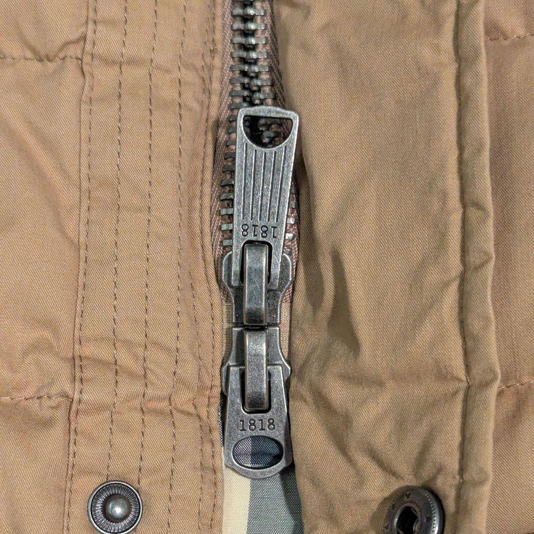 美品 ブルックスブラザーズ ベージュ ダウン ベスト 175cm