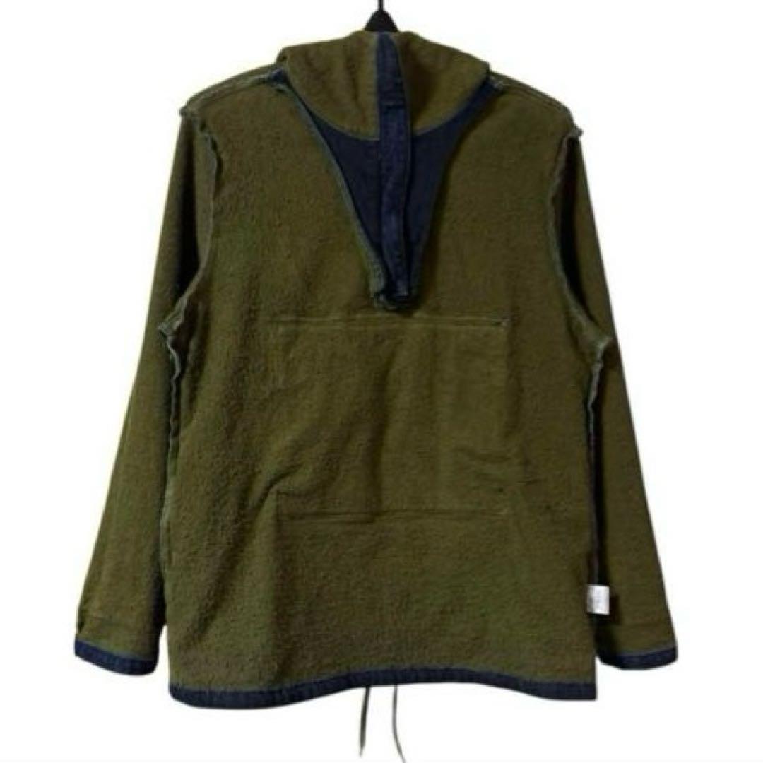 専用品 GOHEMP アノラック デニムパーカー 裏起毛 日本製 サイズ2