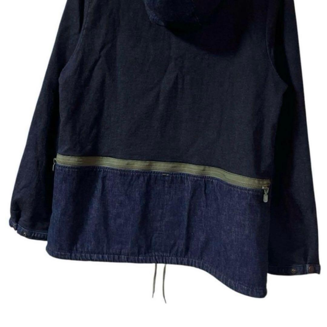 専用品 GOHEMP アノラック デニムパーカー 裏起毛 日本製 サイズ2
