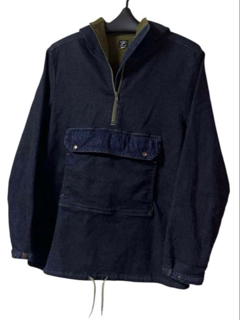 専用品 GOHEMP アノラック デニムパーカー 裏起毛 日本製 サイズ2