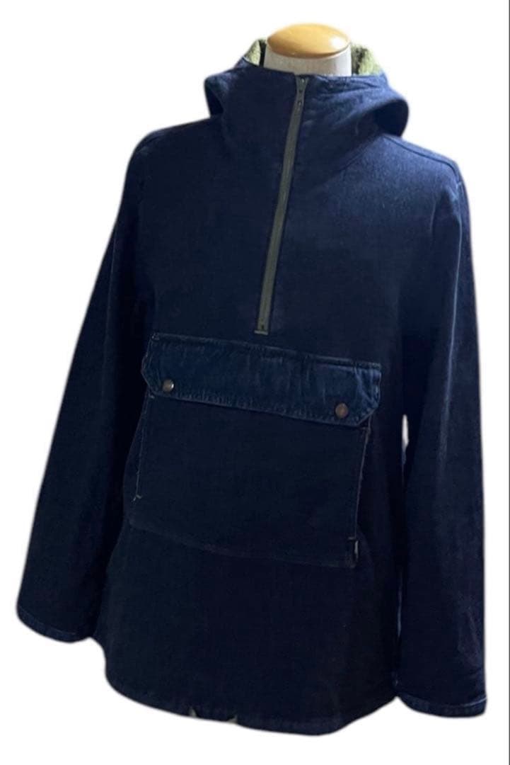 専用品 GOHEMP アノラック デニムパーカー 裏起毛 日本製 サイズ2