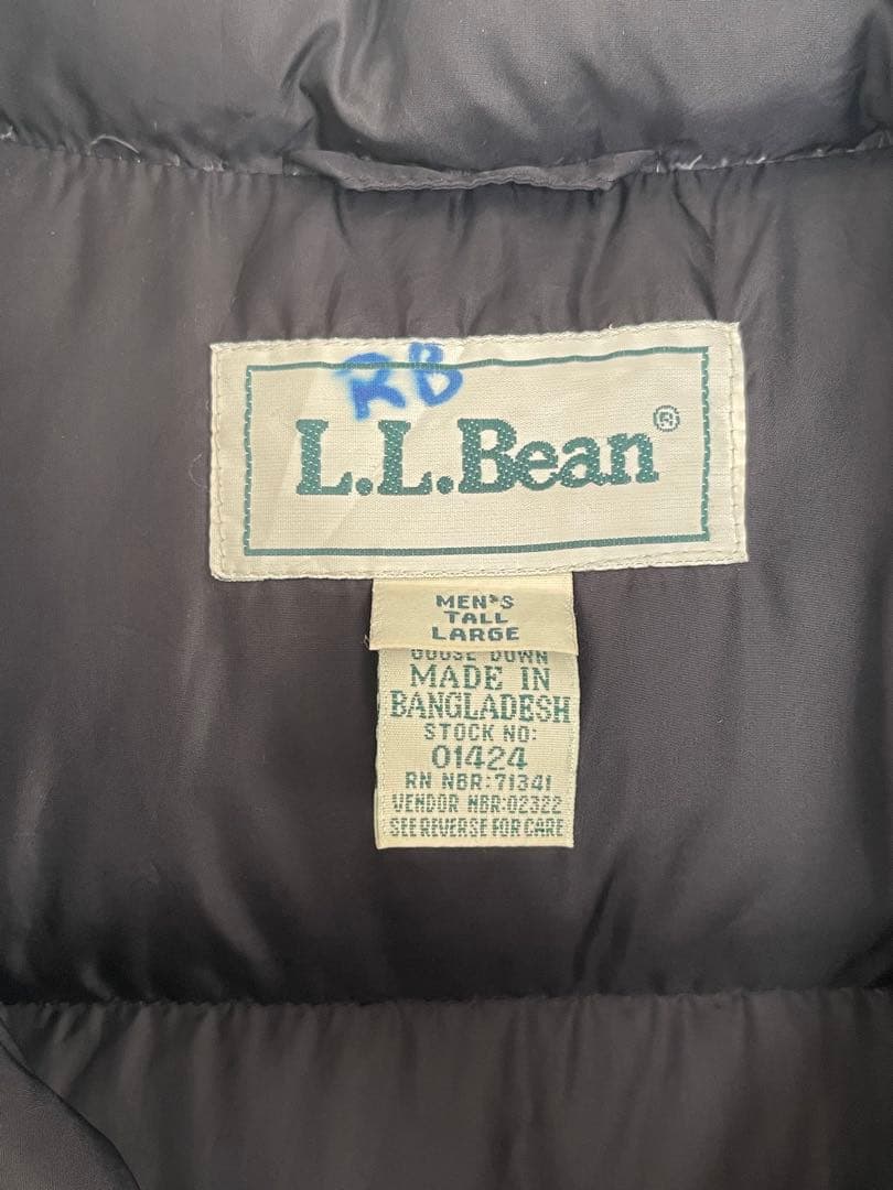 L.L.Bean 90s ダウンベスト ブラック L
