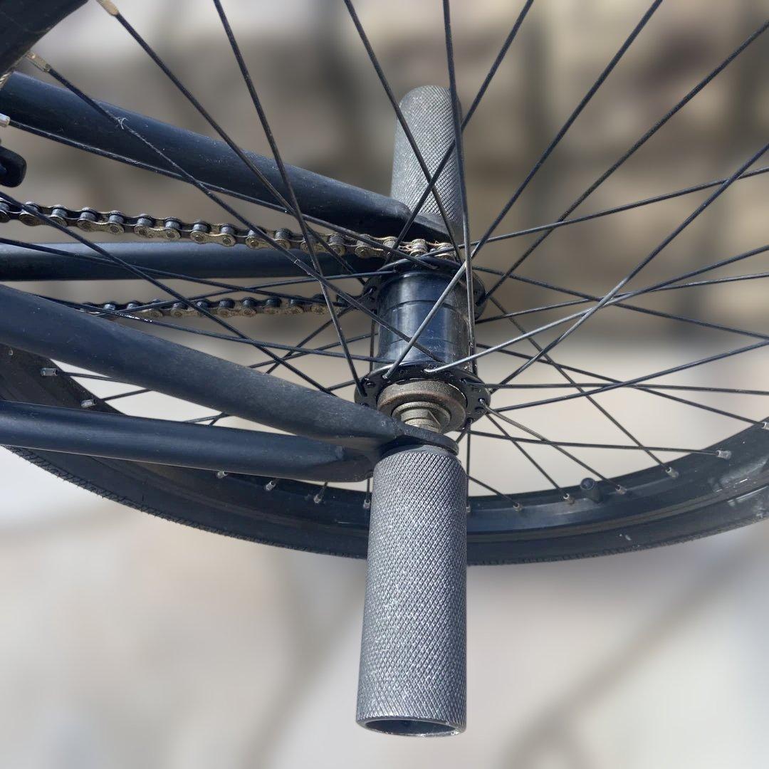 ブラック BMX フラットランドバイク