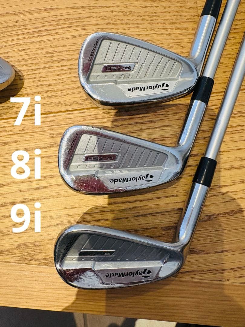 Taylormade P760アイアン 4i〜pw MG3 レフティセット
