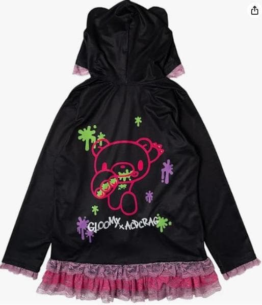 【新品】ACDC RAG ビビッドグル〜ミ〜 クマミミパーカー