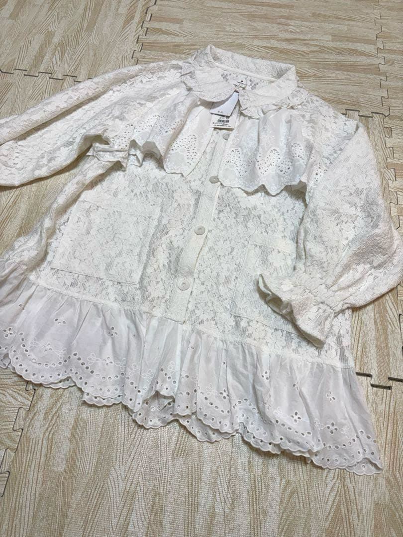 新品　merry jenny メリージェニ　レースジャケット