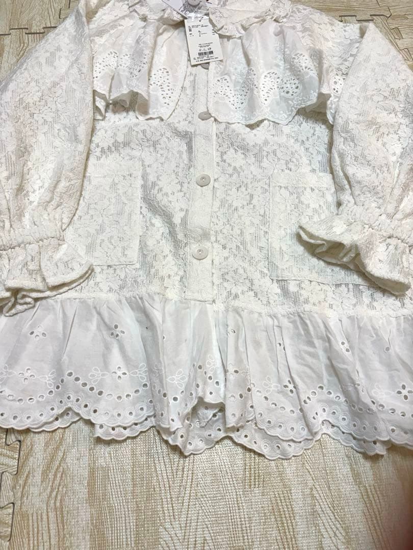 新品　merry jenny メリージェニ　レースジャケット