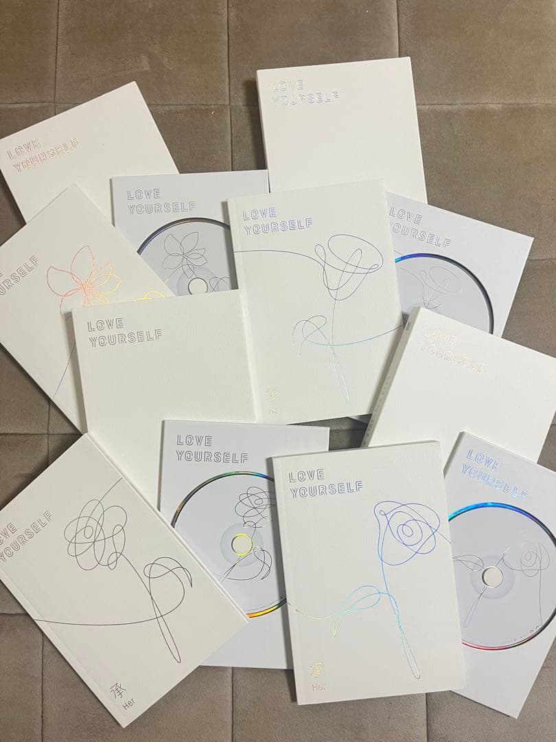BTS MAPOFTHESOUL7 LOVEYOURSELF承轉結アルバムトレカ
