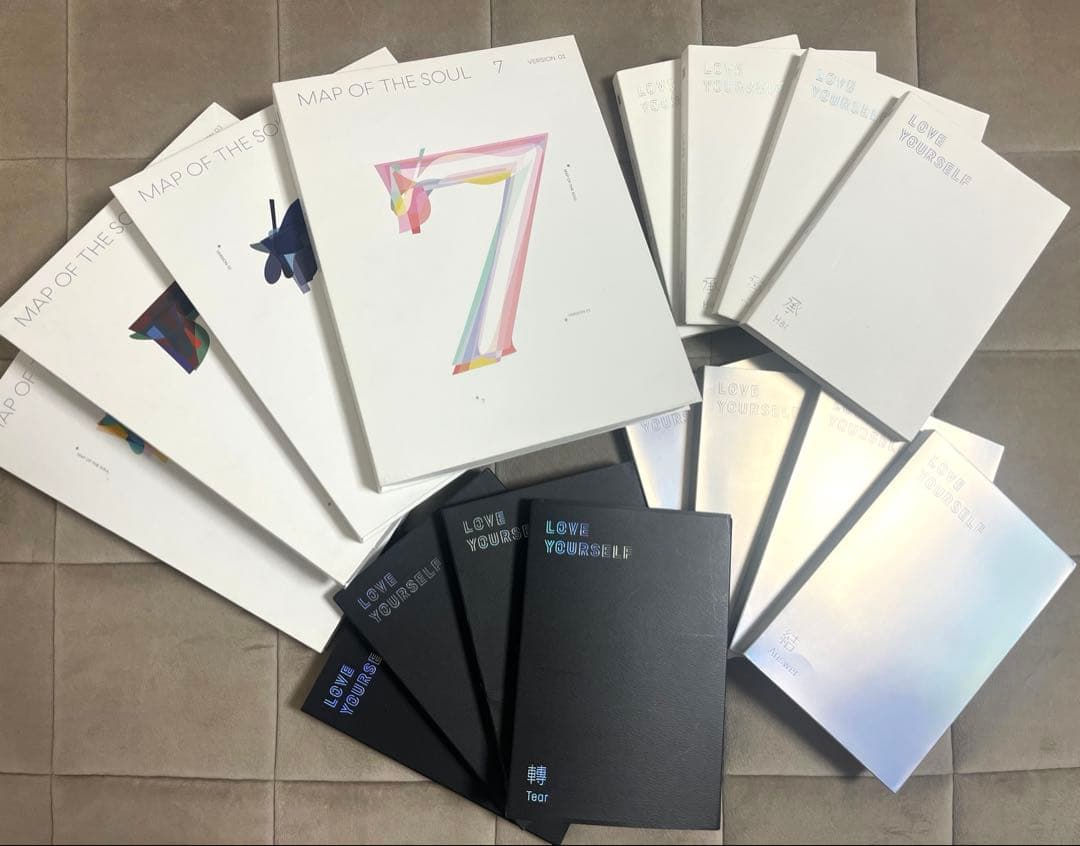 BTS MAPOFTHESOUL7 LOVEYOURSELF承轉結アルバムトレカ