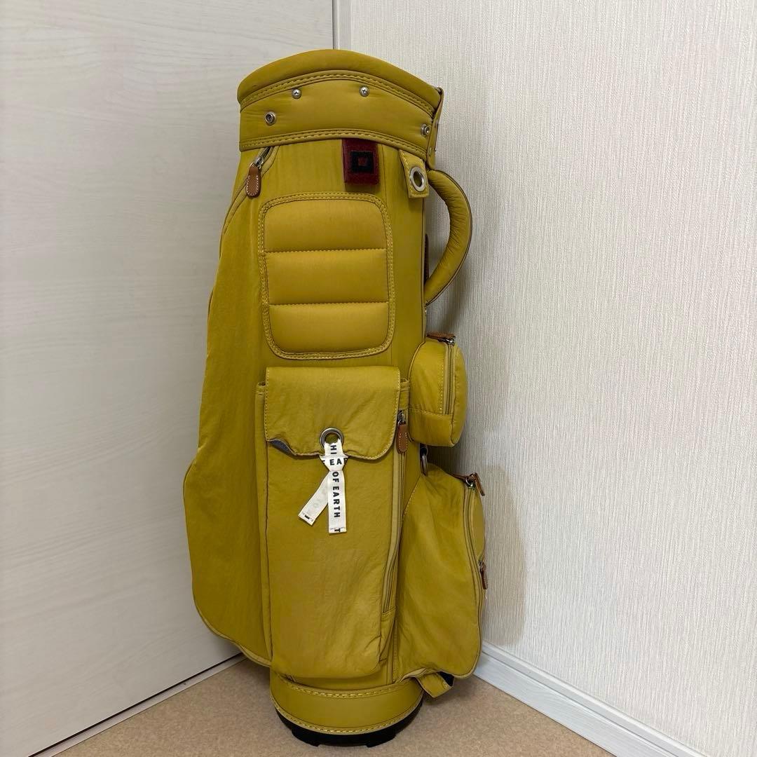 オノフ　キャディバッグ　マスタード