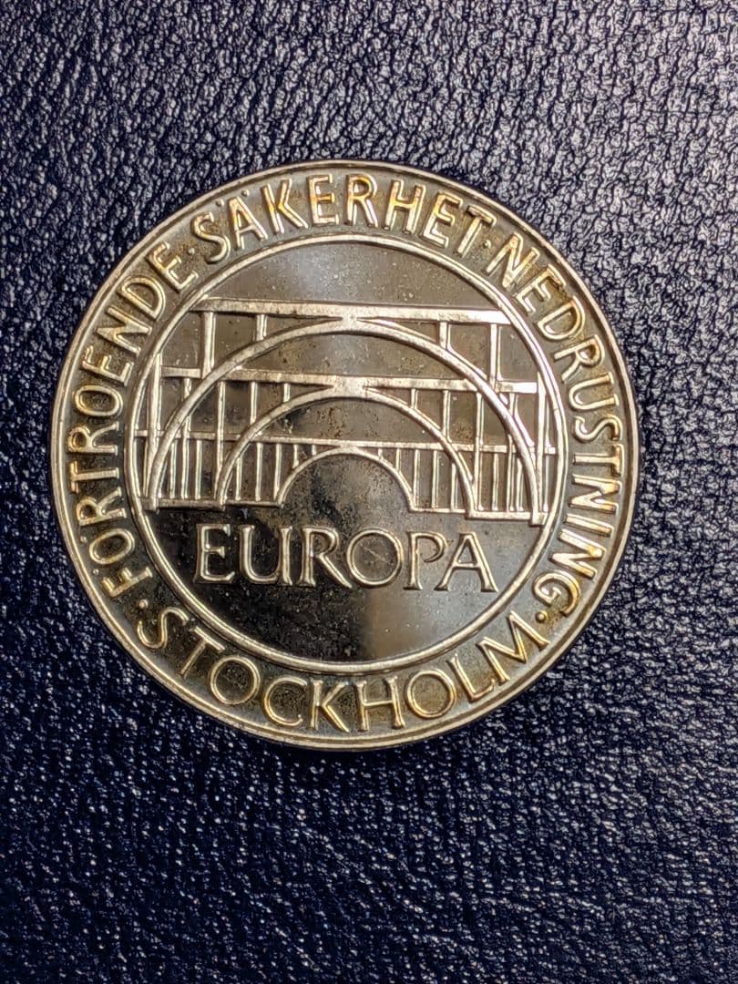 スェーデン　100クローネ銀貨　1984年!!高品位925/1000