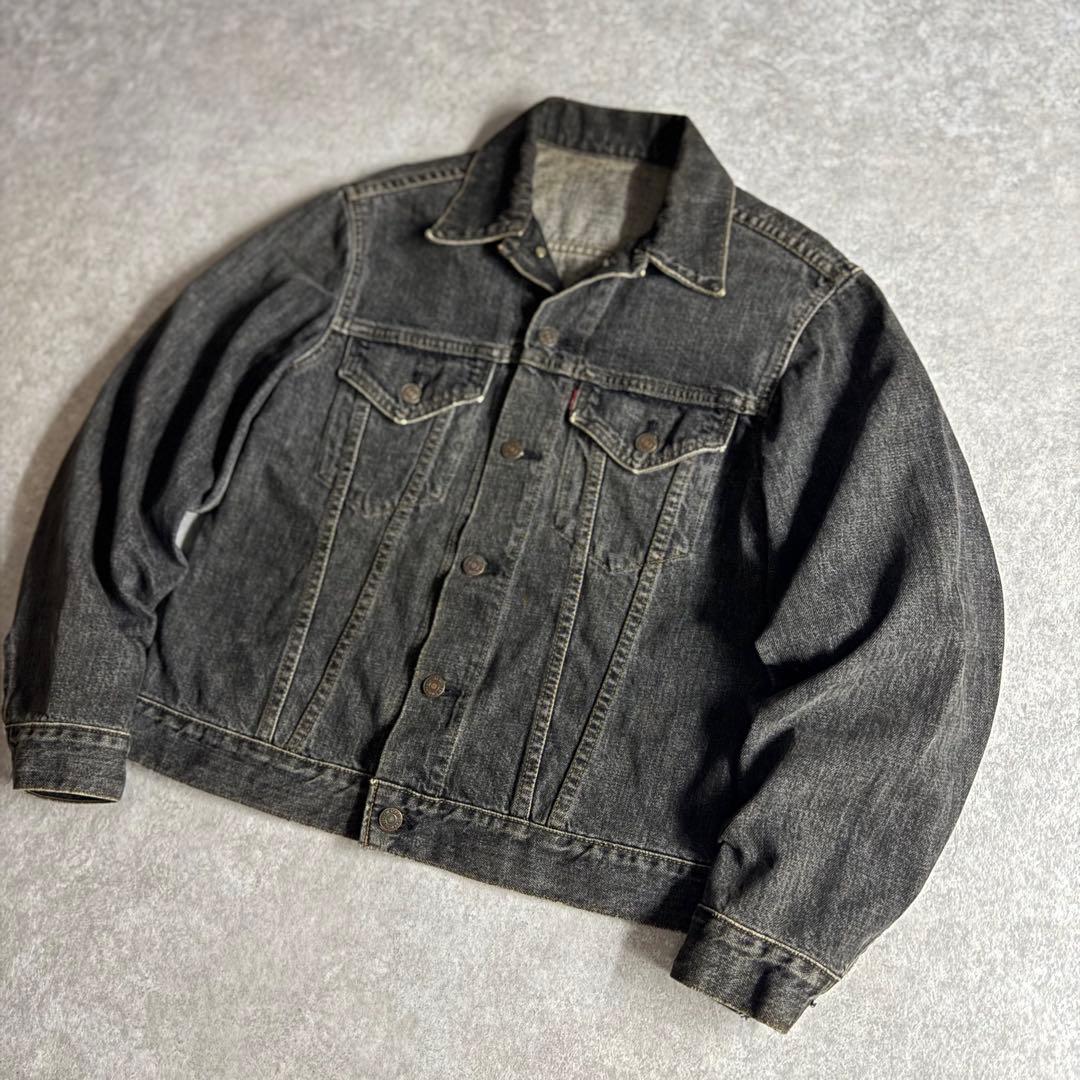90s Levi’s 70505 trucker Jacket black